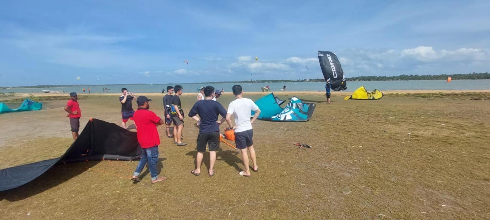 Blue Waves Kite Surfing Beach Resort Kalpitiya Luaran gambar